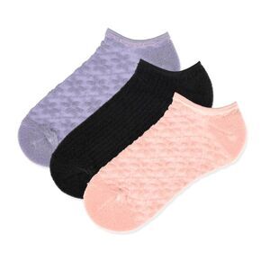 Moisturizing socks Daisy Terry No Show 3 Pair Pack Aloe infused